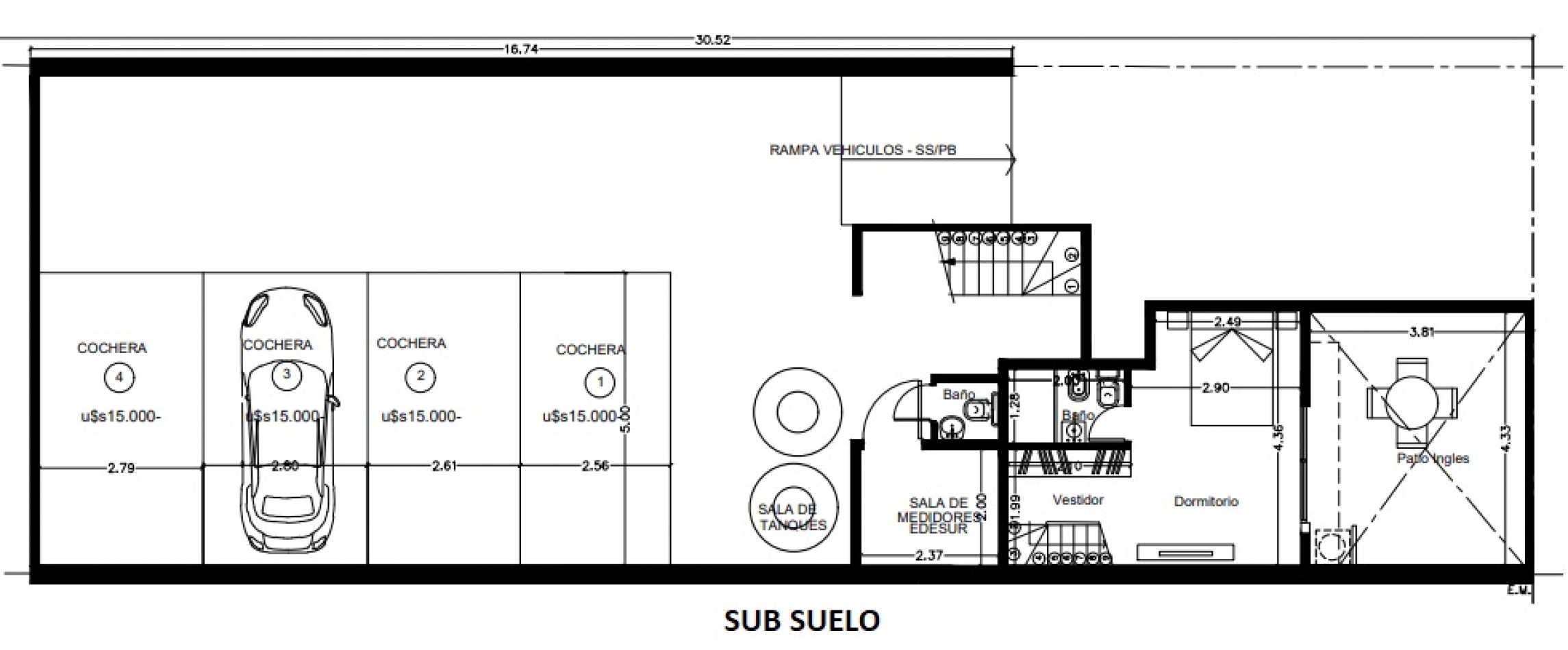 MONOAMBIENTE EN 2DO PISO, DTO B AL FRENTE CON BALCON Y COCHERA CUBIERTA, 22M2, BANFIELD.