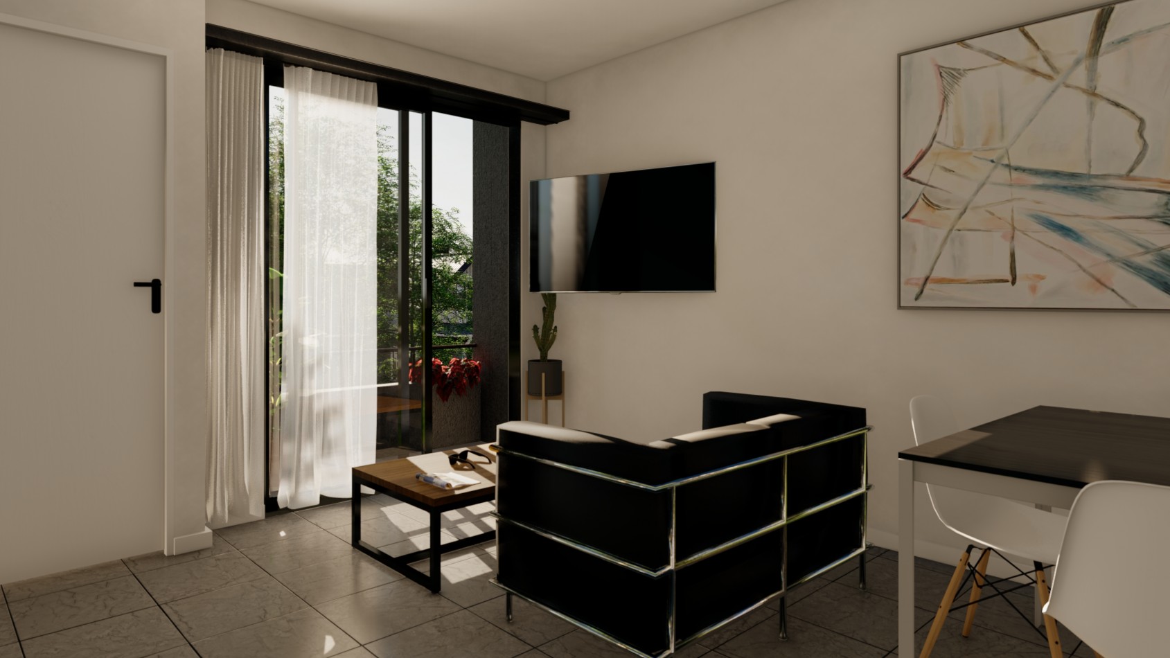 DEPARTAMENTO 2 AMBIENTES, AL FRENTE CON BALCON. 1ER PISO, DTO C. 33M2.