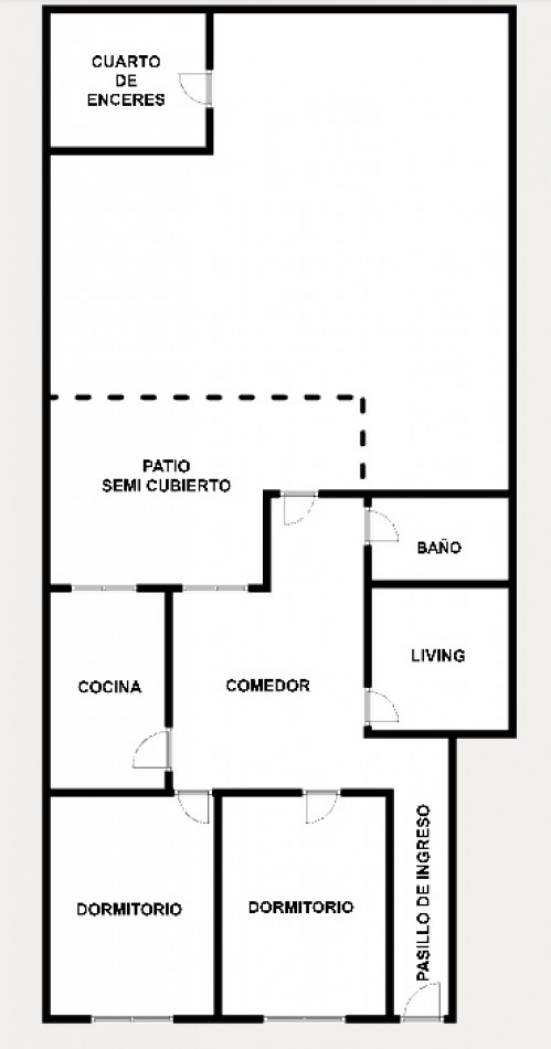 PH DE 3 AMBIENTES AL FRENTE CON INGRESO INDIVIDUAL