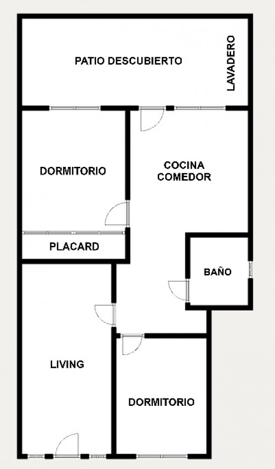 PH EN PLANTA BAJA AL FRENTE DE 3 AMBIENTES CON ENTRADA INDEPENDIENTE.