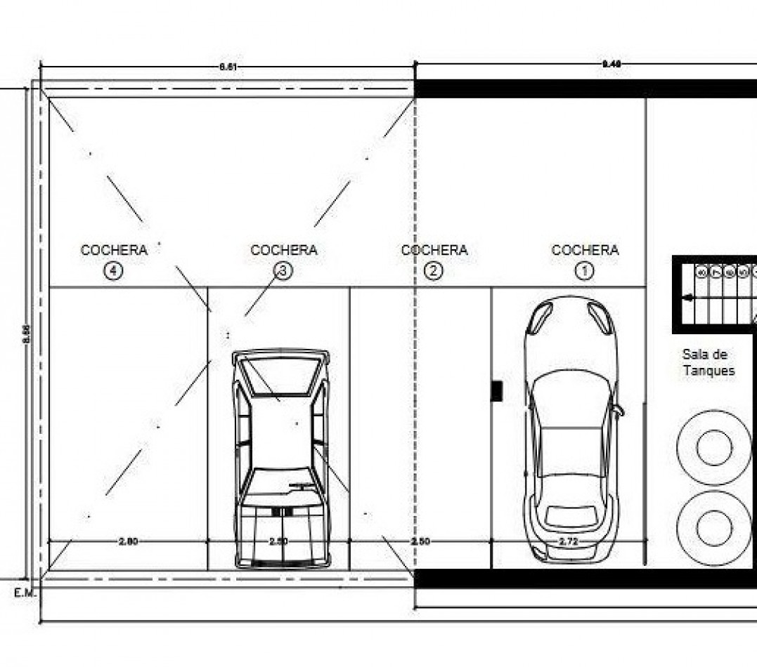 COCHERA DESCUBIERTA CON PORTON AUTOMATICO A ESTRENAR.