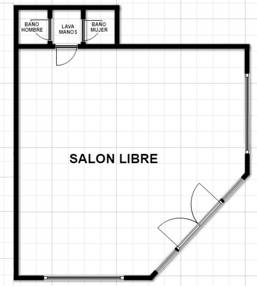 LOCAL COMERCIAL SOBRE ESQUINA 60M2, VALENTIN ALSINA.