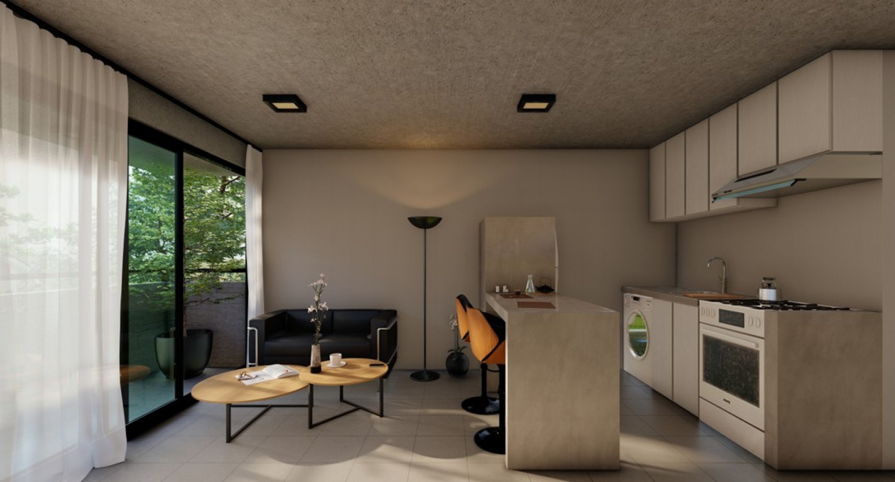 DEPARTAMENTO DE 2 AMBIENTES EN 2° PISO, CONTRAFRENTE, A ESTRENAR DE 25,4M2 