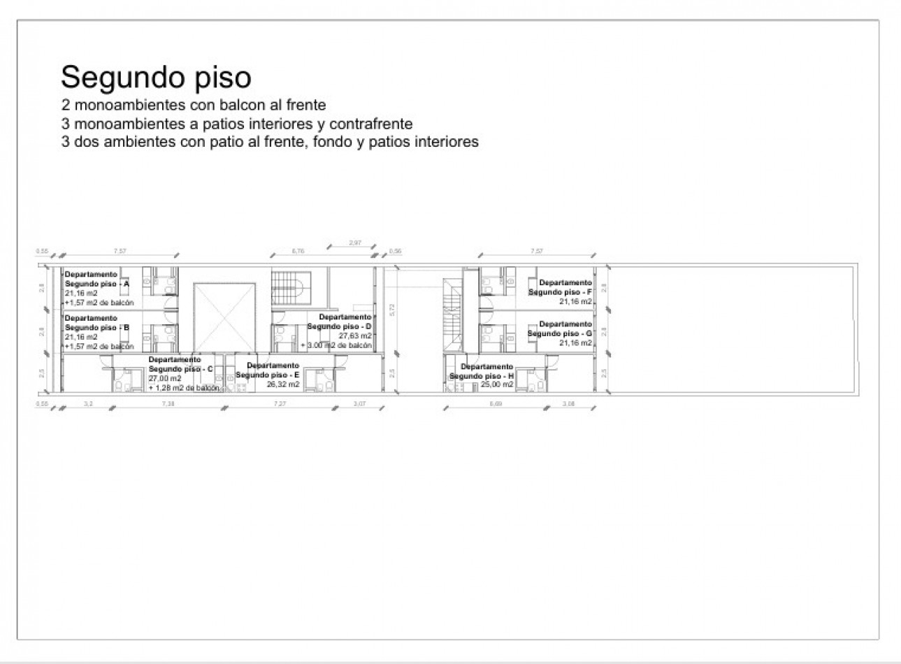 DEPARTAMENTO DE 2 AMBIENTES EN 1° PISO, AL FRENTE CON BALCON, A ESTRENAR.