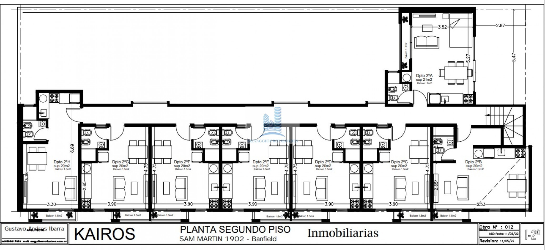 DEPARTAMENTO MONOAMBIENTE AL FRENTE, PISO 2, DTO F, CON BALCON. BANFIELD.