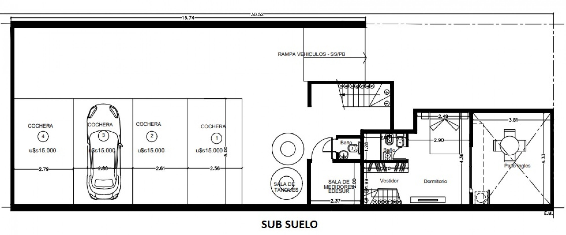 MONOAMBIENTE EN PLANTA BAJA, DTO D, CON PATIO, 43M2, BANFIELD.