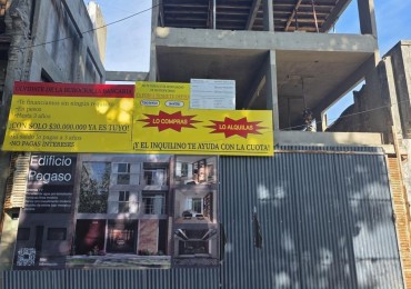 DEPARTAMENTO MONOAMBIENTE, EN 1° PISO, AL FRENTE CON BALCON, 27M2 A ESTRENAR.